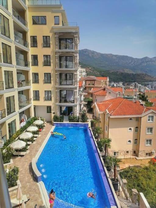Modern Top Floor Sea View 3Br With Pools, Spa & Fitness Bečići Exterior foto