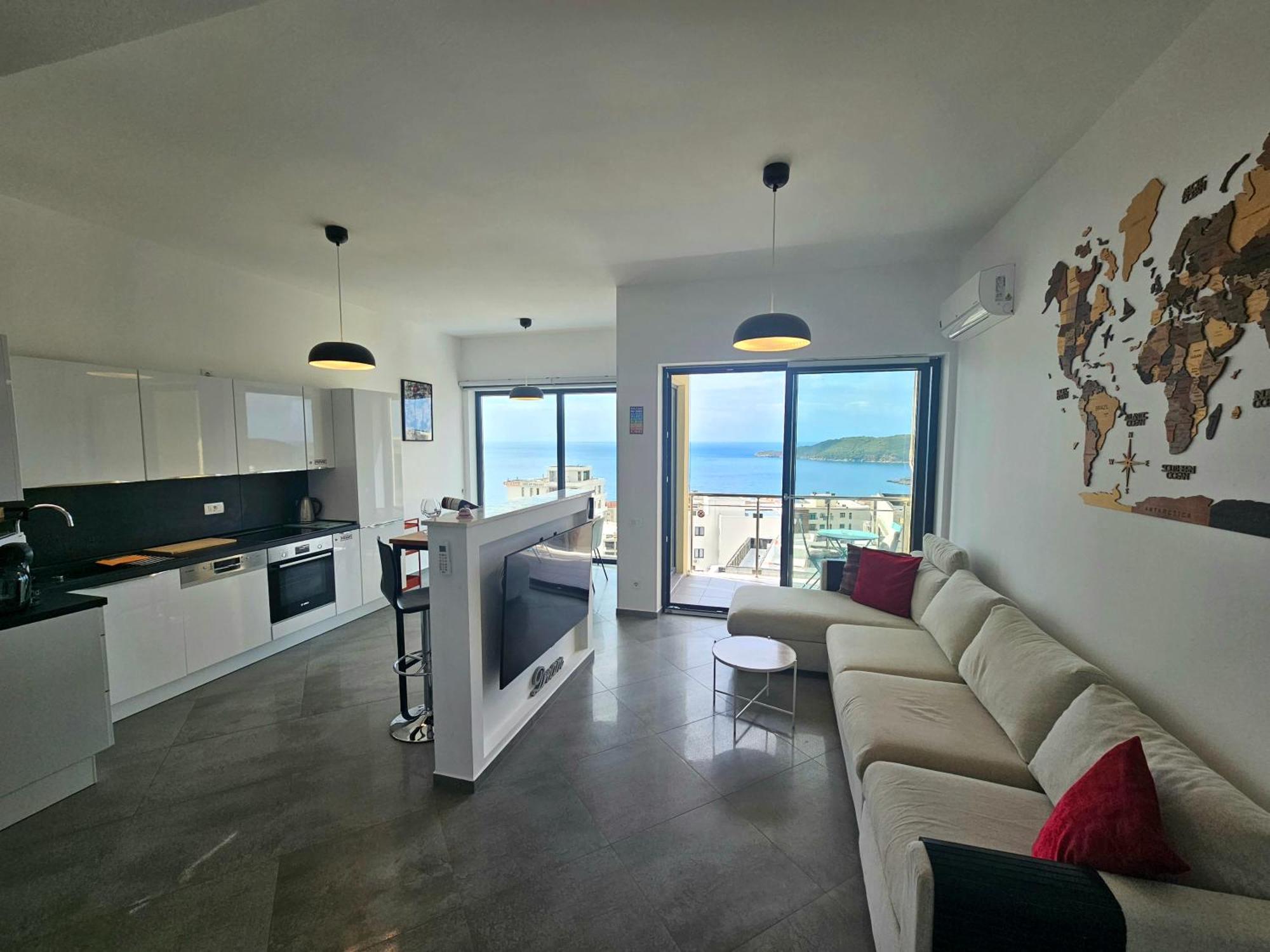Modern Top Floor Sea View 3Br With Pools, Spa & Fitness Bečići Exterior foto
